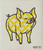 Swedish Dishcloth-Lemon Pig