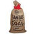Fogo Santa "Bag of Coal" Burlap Gift Bag