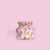 Capri Blue Pineapple Flower Pattern Play Petite Jar