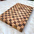 End Grain Checkered Cutting Board (Kitchen Size)