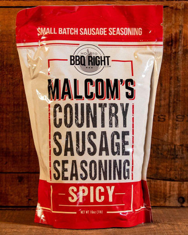 How To BBQ Right Malcom's Country Sausage Seasoning Mild