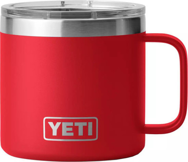 YETI 14 Ounce Rambler Mug with Big Green Egg Logo