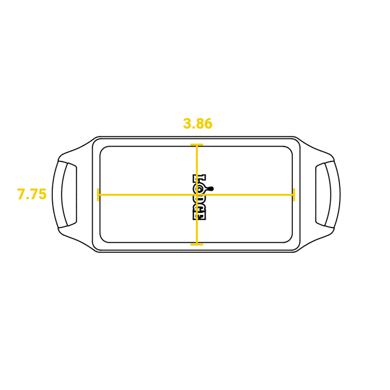 Lodge - 8.5 x 4.5 Inch Seasoned Cast Iron Loaf Pan