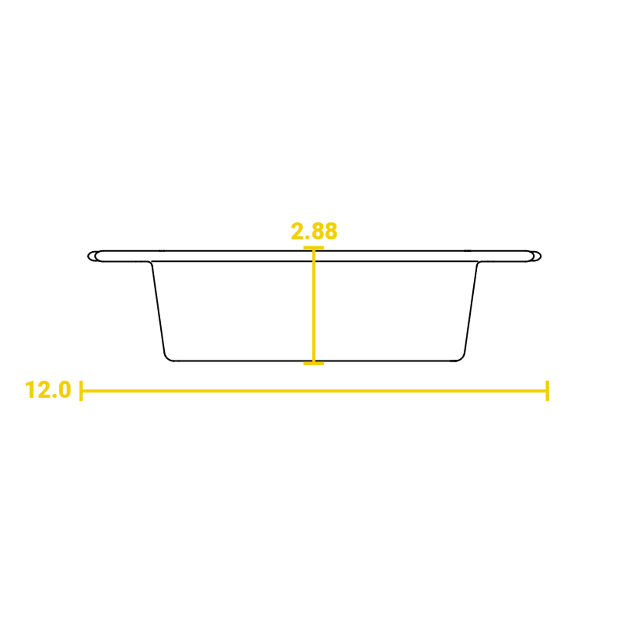 8.5 x 4.5 inch Seasoned Cast Iron Loaf Pan