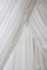 Silk round mosquito net detail