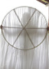 Silk round mosquito net detail
