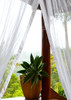 Round mosquito net hem detail