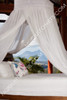 Cotton temple mosquito net