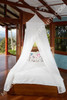 Cotton temple mosquito net
