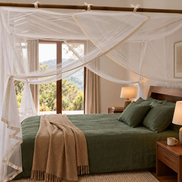 Box mosquito net polyester king