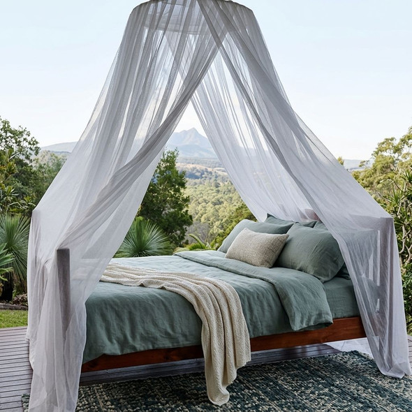 round mosquito net cotton queen-king