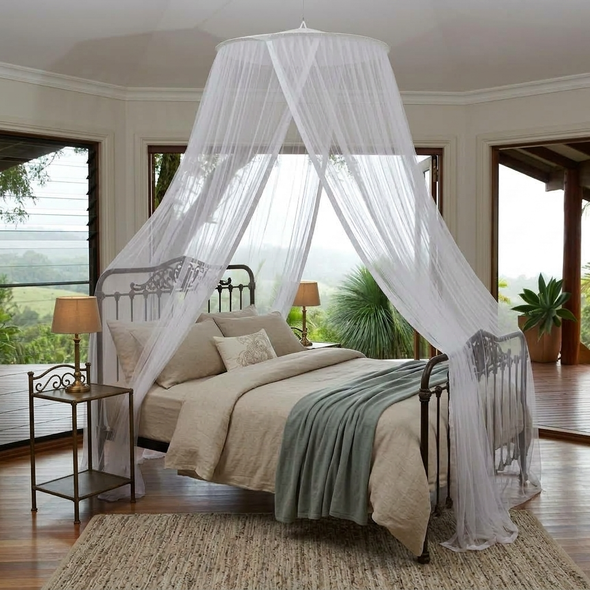 round mosquito net queen king