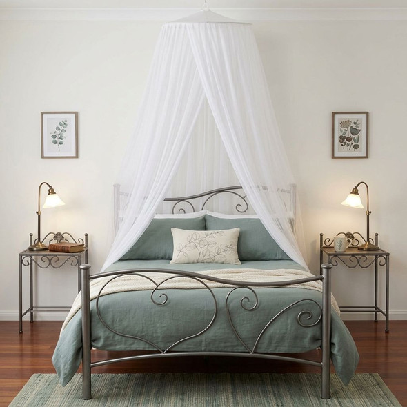 round mosquito net cottn single/twin