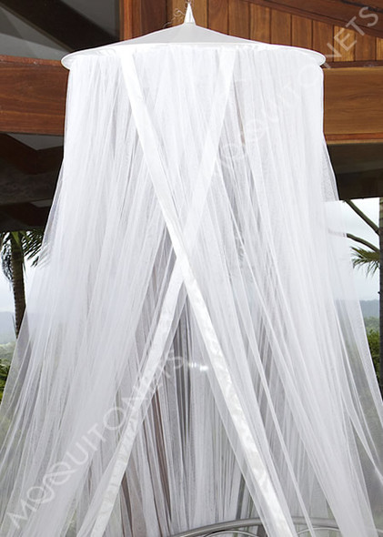 Round mosquito net top