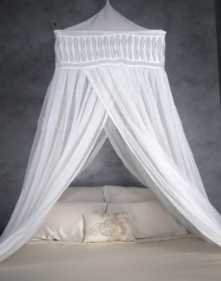 Cotton temple mosquito net
