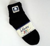 Kids socks black cuffed