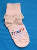 Ivory lace girls socks