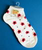 Girls socks flowered