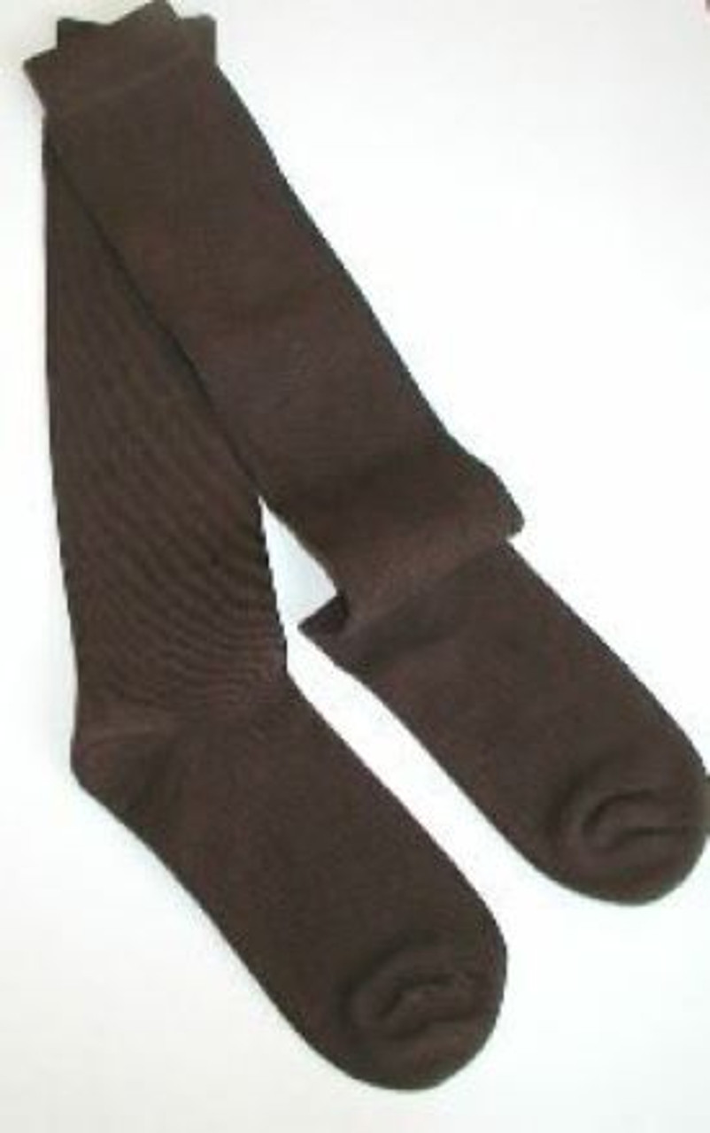 Brown children's knee socks