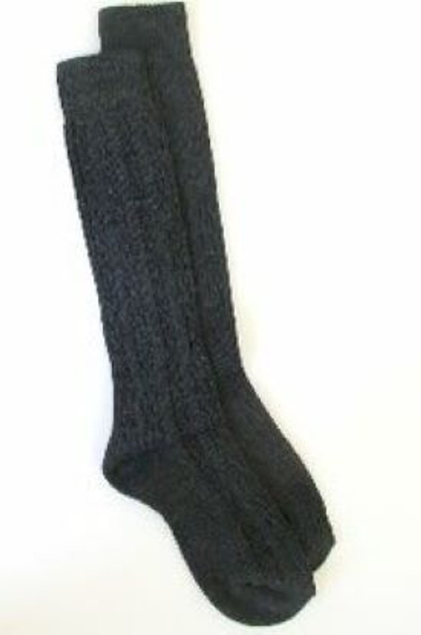 Girls gray knee socks