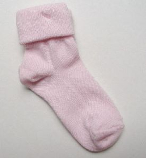 Girls light pink socks