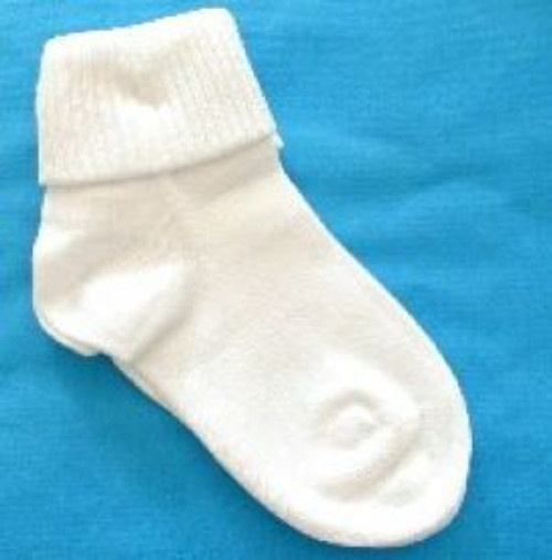 Children's white socks