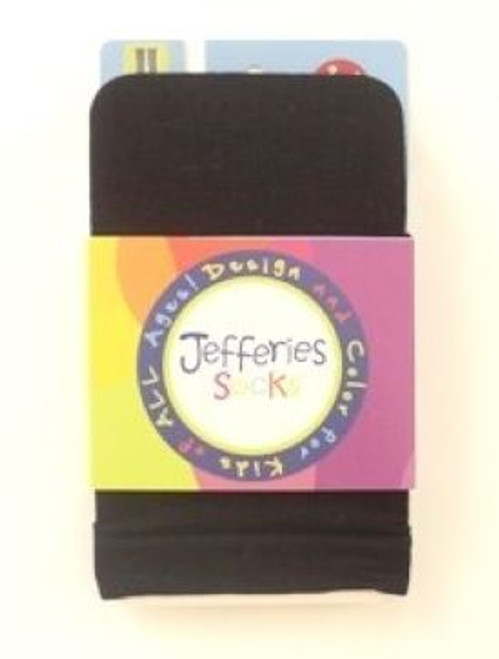 Footless tights for kids black