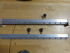 MPM SQA356-4 45º Metal Clamped Squeegees Pair 440mm - No Blades - Missing 1 Thumbscrew