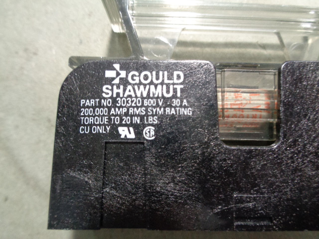 GOULD 30322R GOULD SHAWMUT FUSE BLOCK, 600V 30A In USA, Europe, China - Foto 9