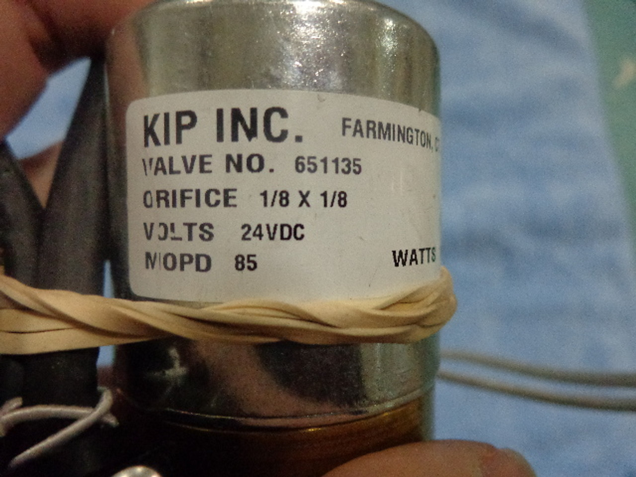 Kip, Inc. 651135 Brass Valve, Mini Solenoid 24VDC3