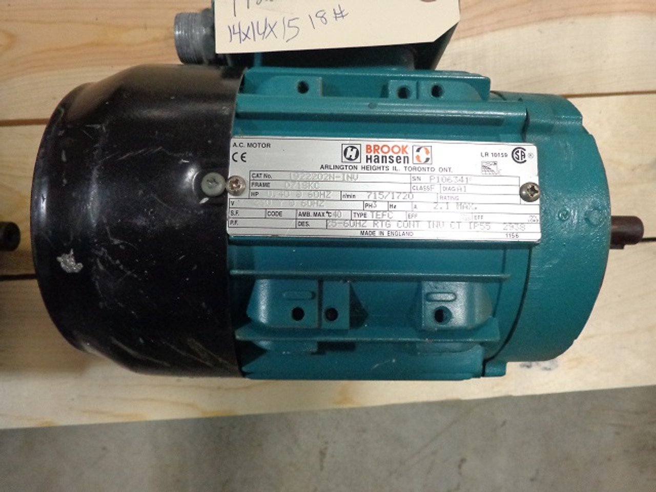 Brook Hansen 1922202N-INV AC Motor