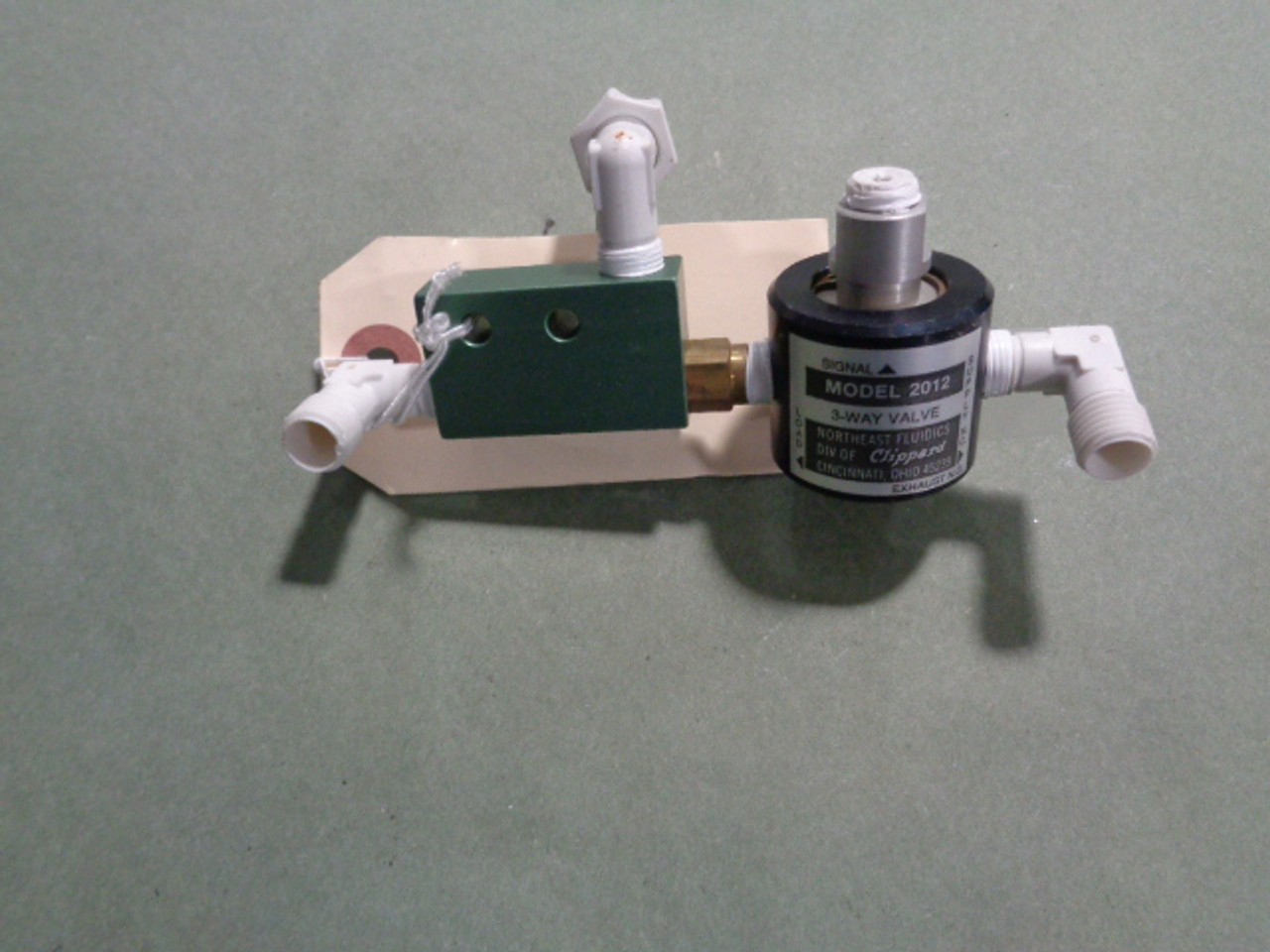 Air-Vac AVR038H Vacuum Transducer Pump w/Clippard 2012 3-Way Valve2