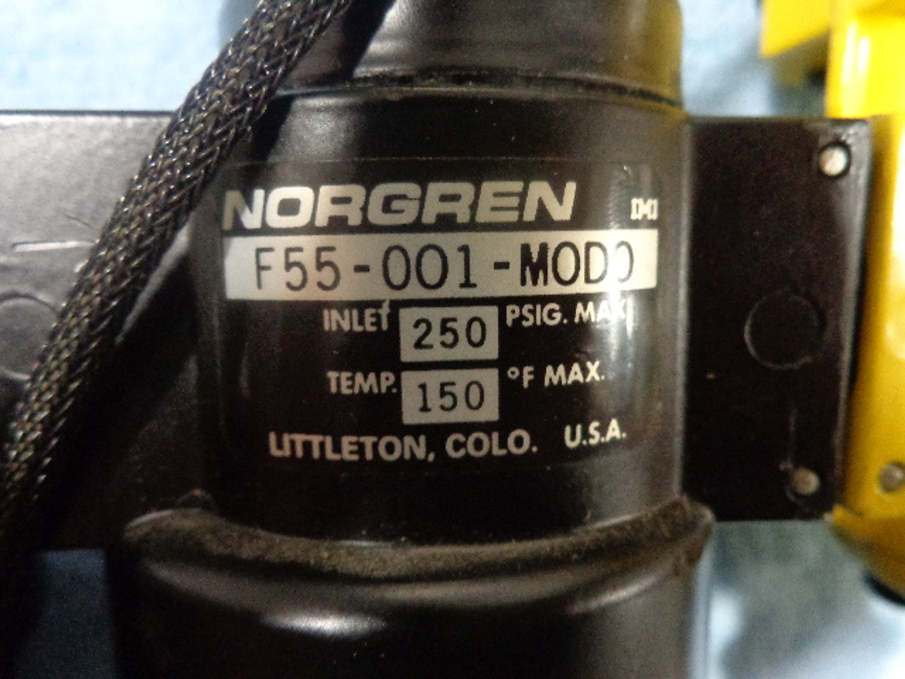 Norgen C0030X C0030X Solenoid Shutoff, F55-001-L0D0 Oiler, F08-000-M1D0 Filter Trap3
