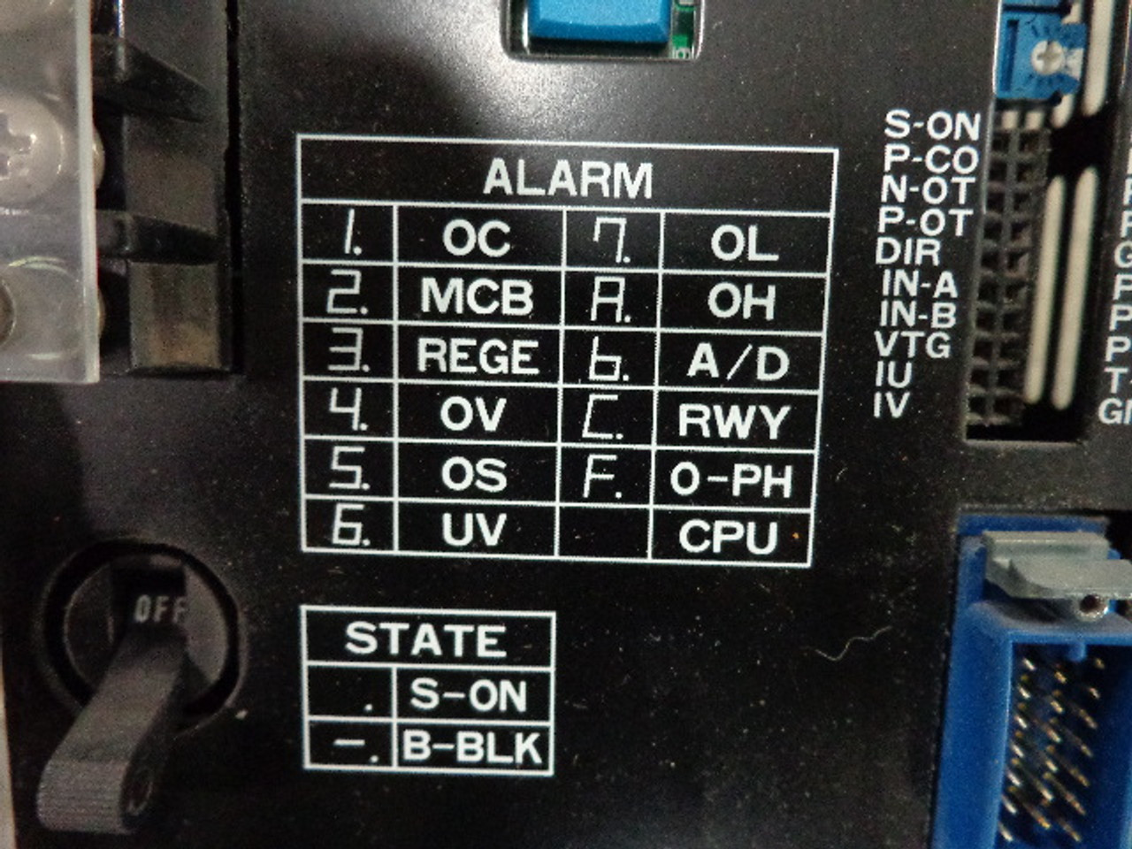 Yaskawa CACR-SR05BC1ES-Y278 Servopack2