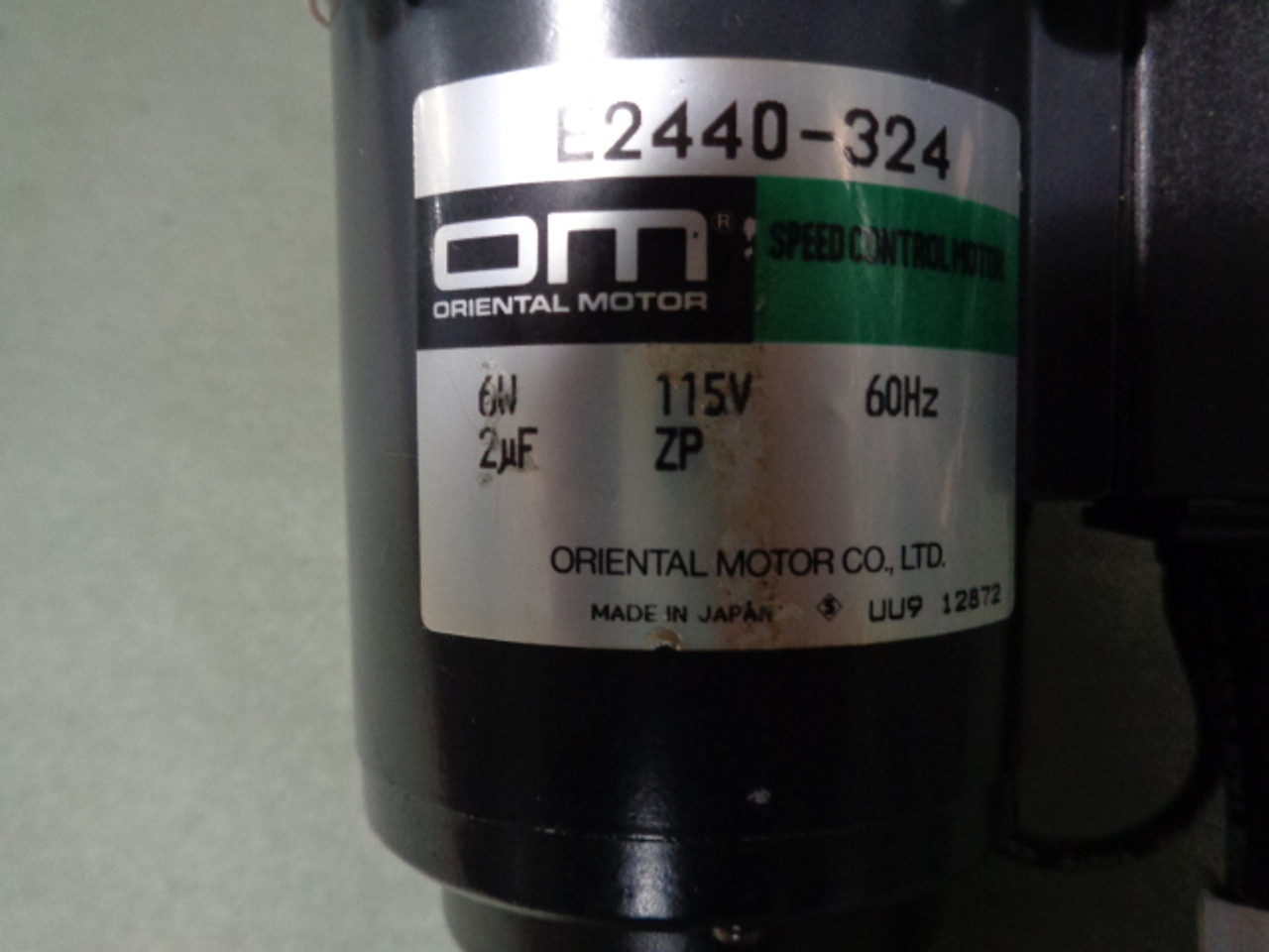 Oriental Motor E2440-324 Speed Control Motor with 2GN15KA-E3 Gear Head1