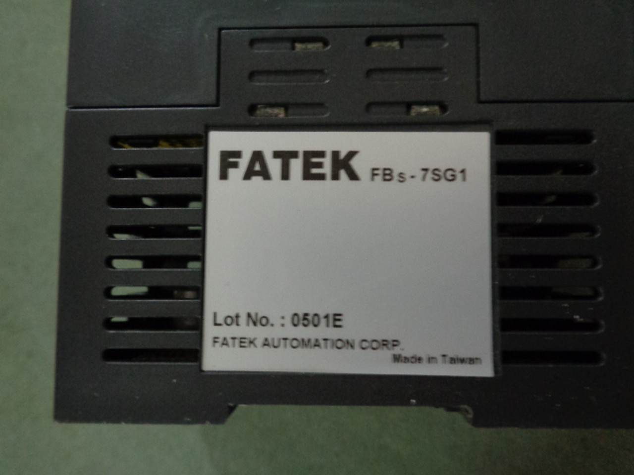 Fatek FBS-7561 Channel 0 input module1