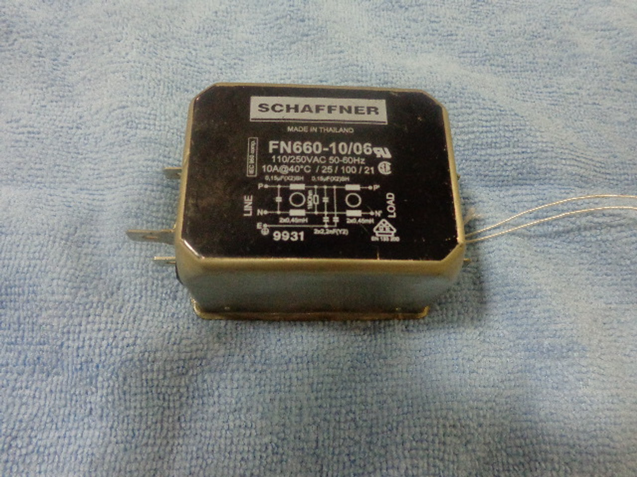 Schaffner FN660-10-06 Power Line Filter