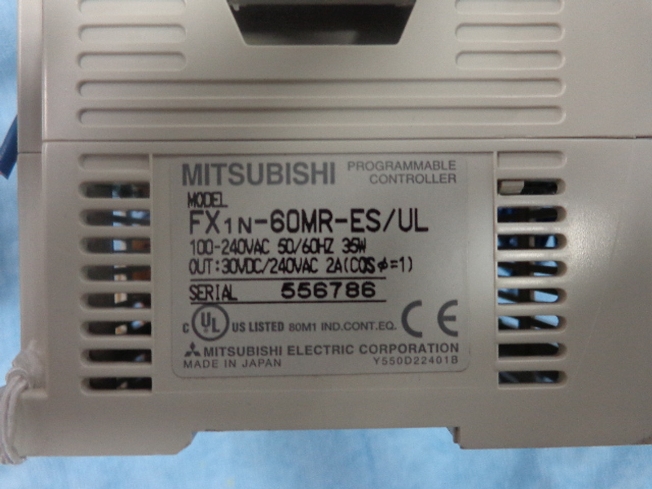 Mitsubishi FX1N-60MR-ES-UL Melsec PLC1