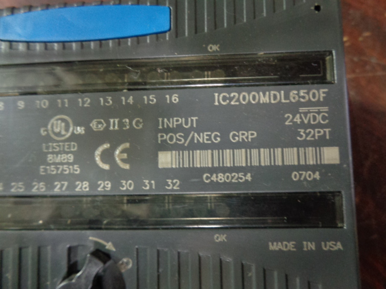 GE Fanuc IC200MDL650F Input Module Pos/Neg GRP3