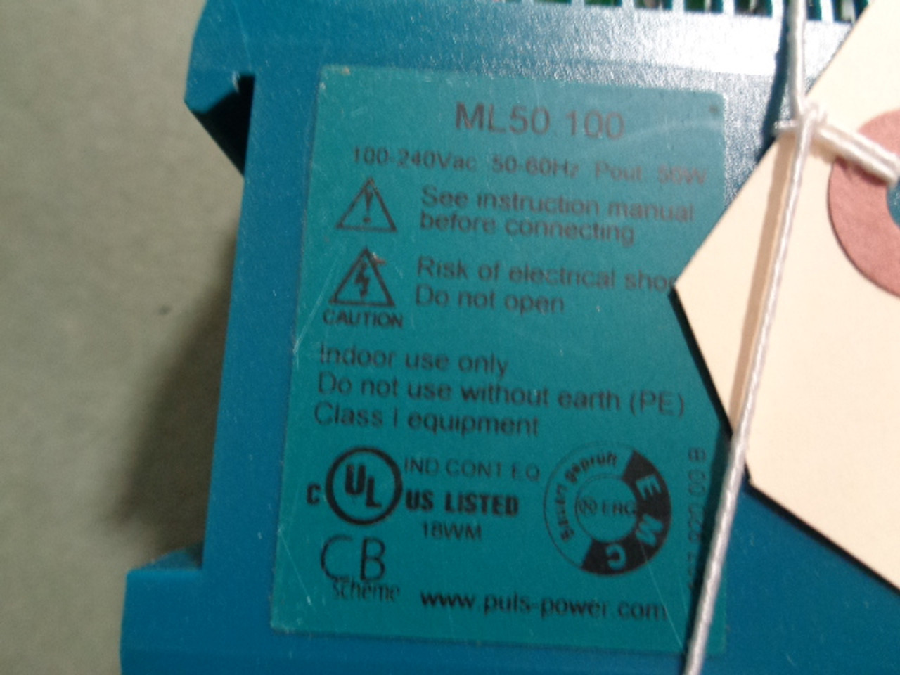 Puls ML50.100 Power Supply 100-240VAC 1.0A1