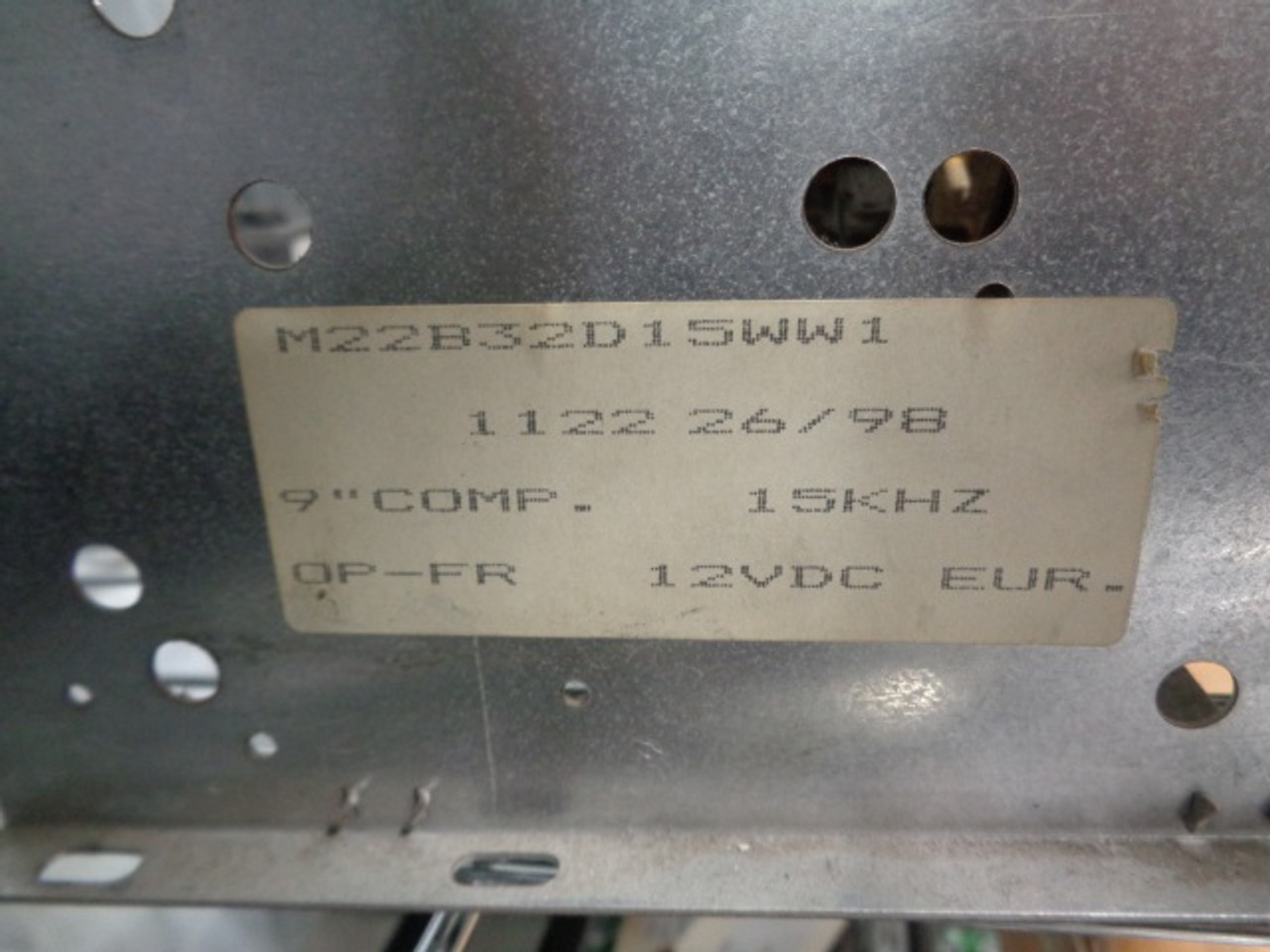 DEK Monitor2 9" Vision Monitor for DEK 265 Series Machine2