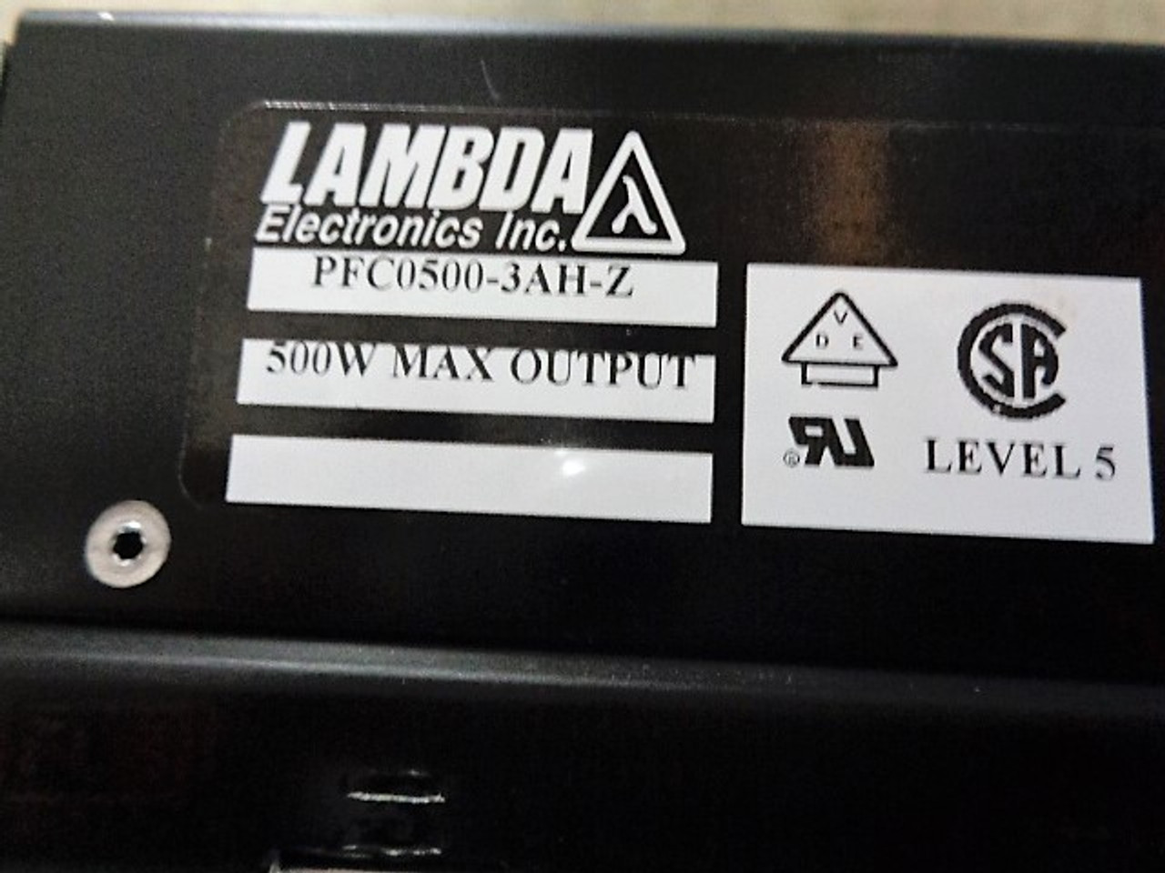 Lambda Electronics PFC0500-3AH-Z Power Supply1