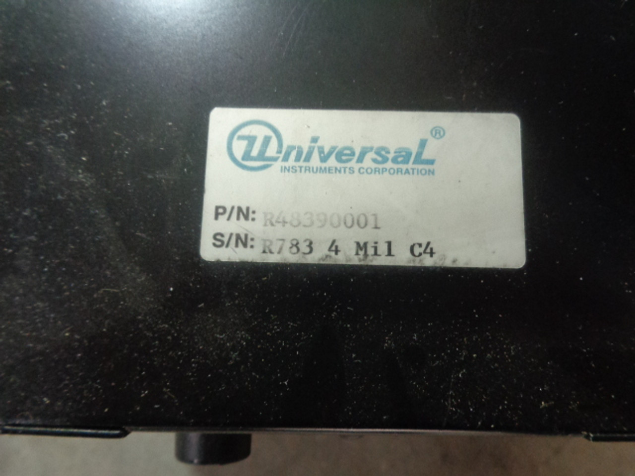 Universal Instruments R48390001 C4-4 Mil Camera, S/N: R7833