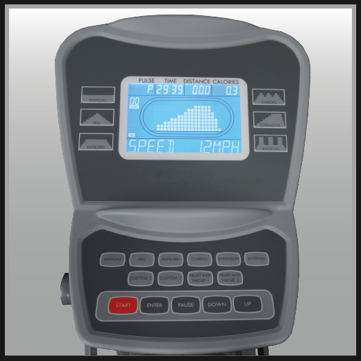 Burn Fitness CII Light Commercial Elliptical JMW Enterprises