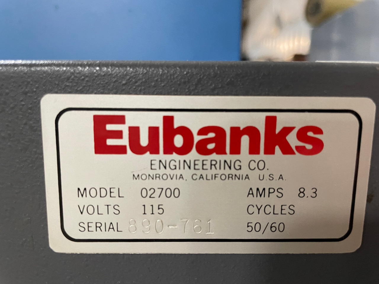 Eubanks 2700 Wire Stripper (200211) - JMW Enterprises