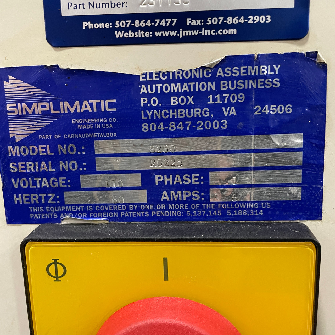 Simplimatic Shuttle Gate Conveyor (231133)