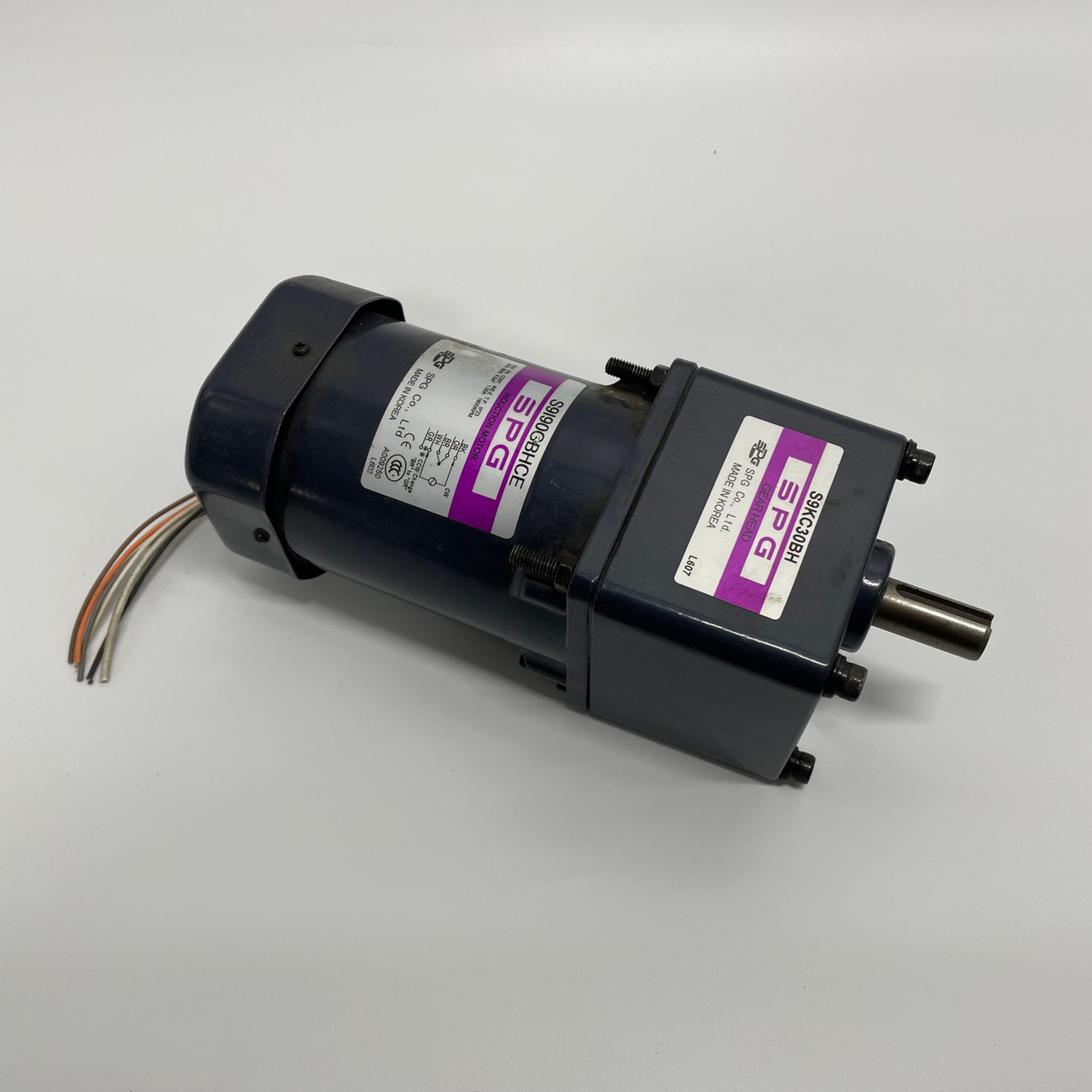 SPG S9I90GBHCE Induction Motor with S9KC30BH Gear Head