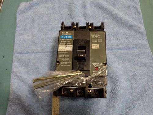 Fuji Electric BU-FSB3040 Circuit Breaker 40A 600V 3 Pole