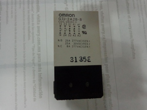 Omron G7J-2A2B-B General Purpose Relay 24VDC
