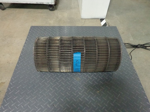 Wirebelt Wiremesh5 Stainless Steel Mesh 24"W, 7 Segment, 42' Long